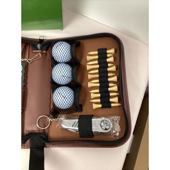 Jiskan Pro Golf Kit Storage Case, Golf Balls, Rangefinder, Golf T's, Brush, Etc. - Picture 9 of 9